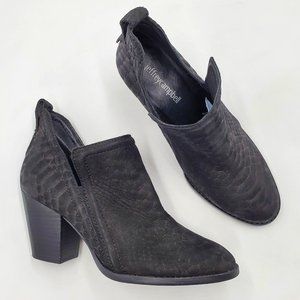 Jeffrey Campbell Snakeskin Embossed Ankle Booties